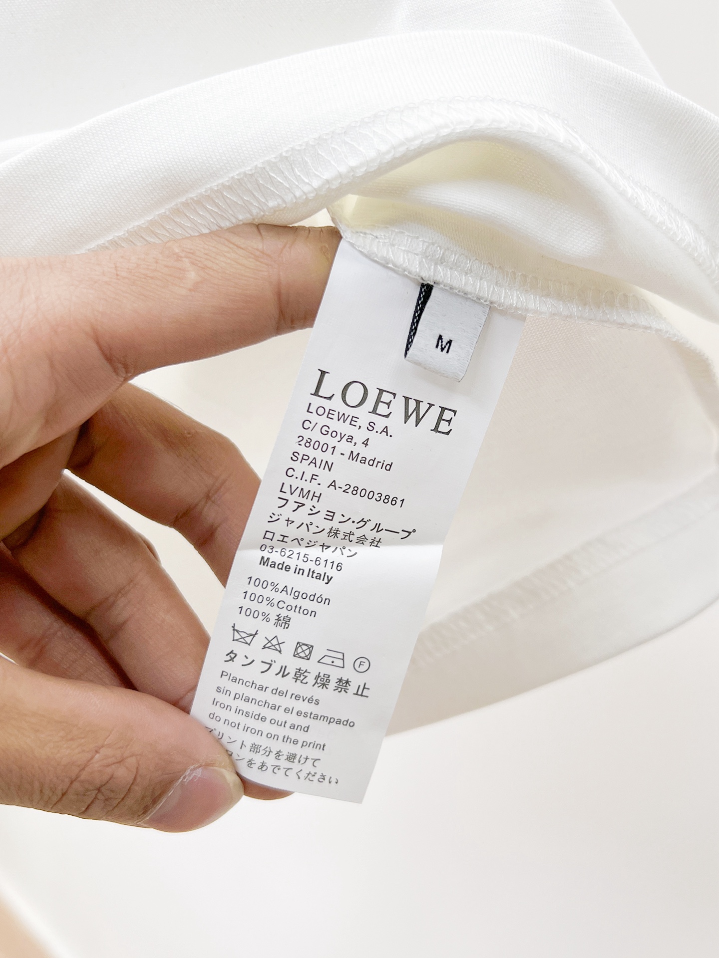 お得品‼ロエベtシャツ サイズ偽物 純綿 トップス 半袖 ロゴプリント シンプル ホワイト_8