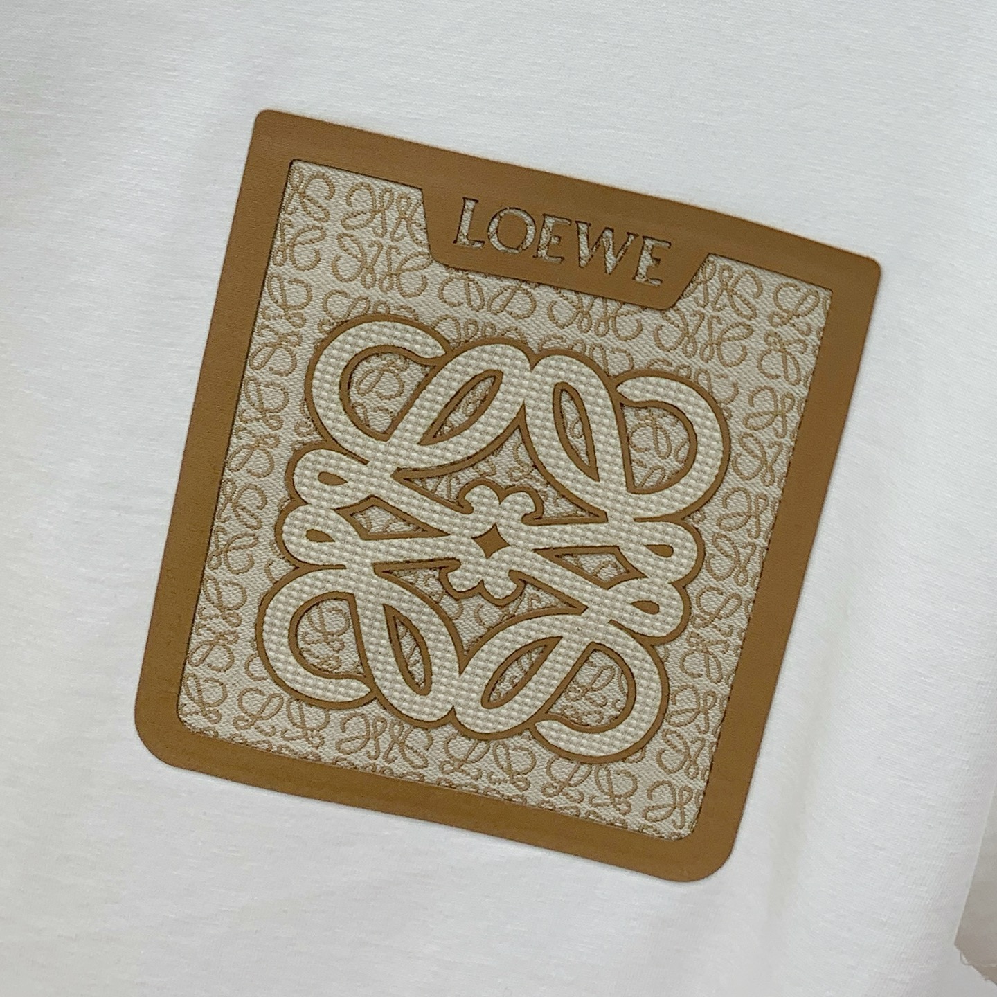 最新販売 ロエベtシャツ メンズコピー 純綿 トップス 半袖 ロゴプリント シンプル ホワイト_6