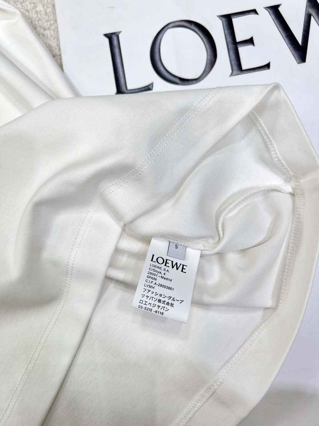 ロエベtシャツバイマＮ級品 プリント ファッション  純綿 トップス 短袖 L611210 ホワイト_9