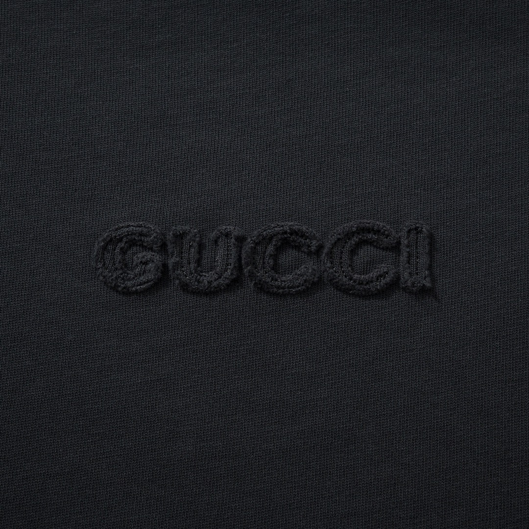 限定の人気 gucci t シャツコピー トップス 半袖 シンプル 純綿 ゆったり ブラック_4