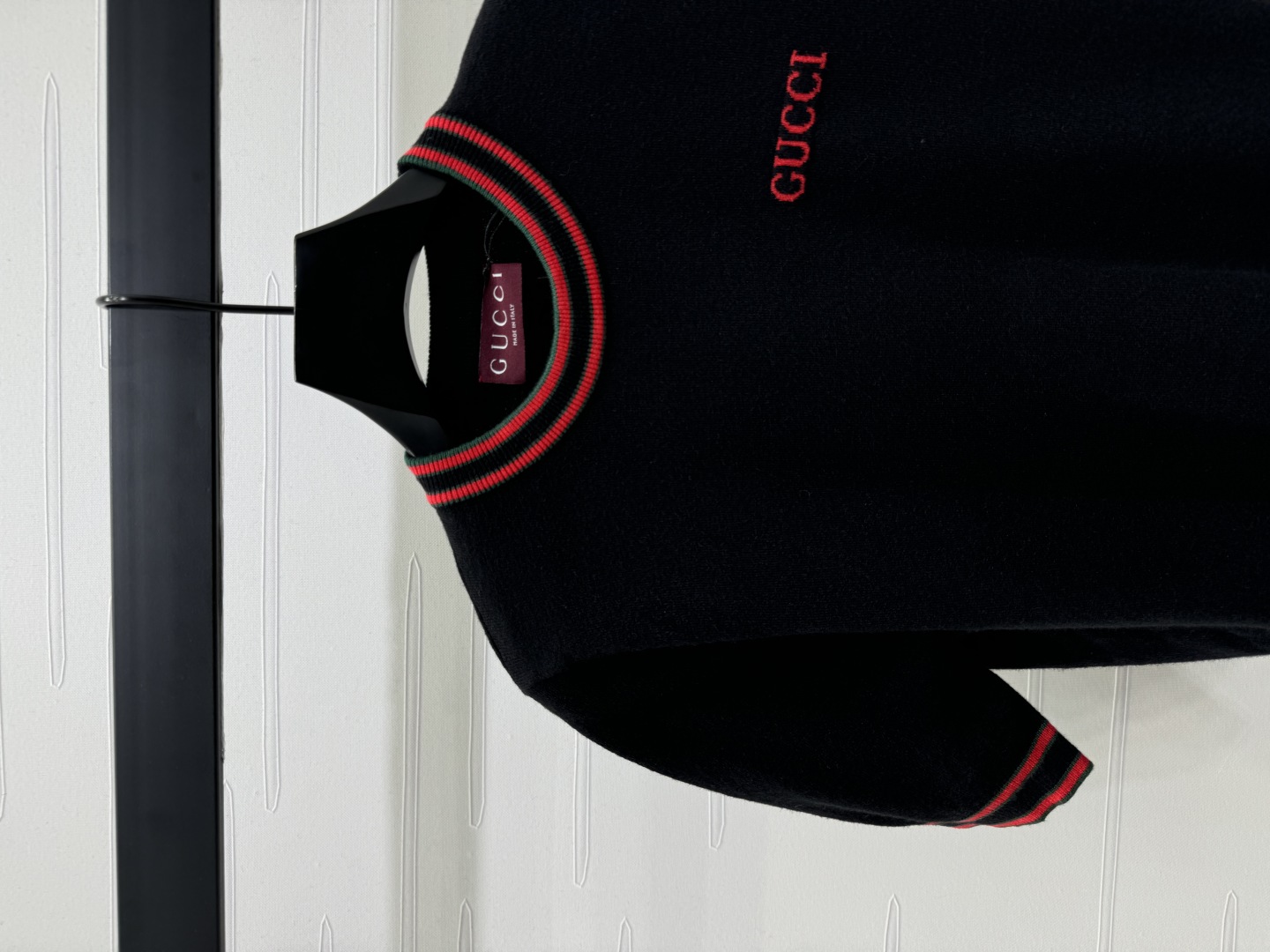 gucci レディ t シャツコピー ニット トップス 短袖 柔らかい 綿 シンプル ブラック_4