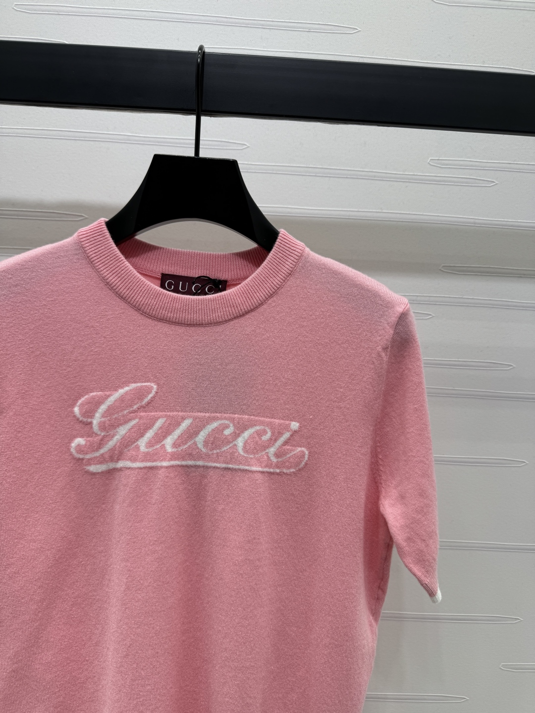gucci ドナルド t シャツ偽物 ニット トップス 短袖 柔らかい 綿 シンプル ピンク_8