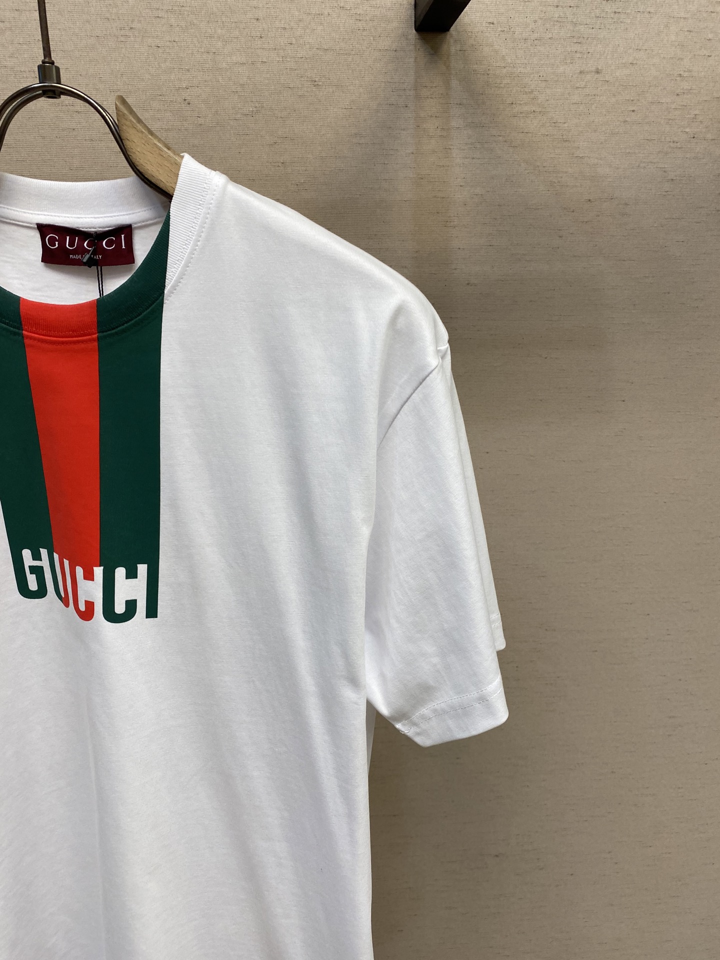 gucci t シャツ アウトレットスーパーコピー プリント トップス 短袖 シンプル 100％綿 ホワイト_4