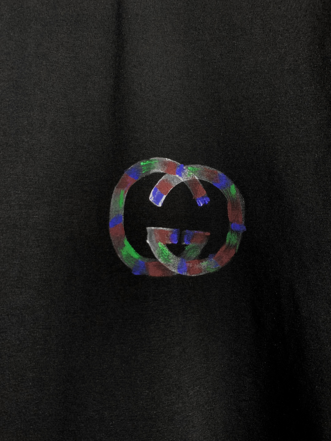gucci 半袖偽物 プリント トップス tシャツ シンプル 100％綿 柔らかい ブラック_8