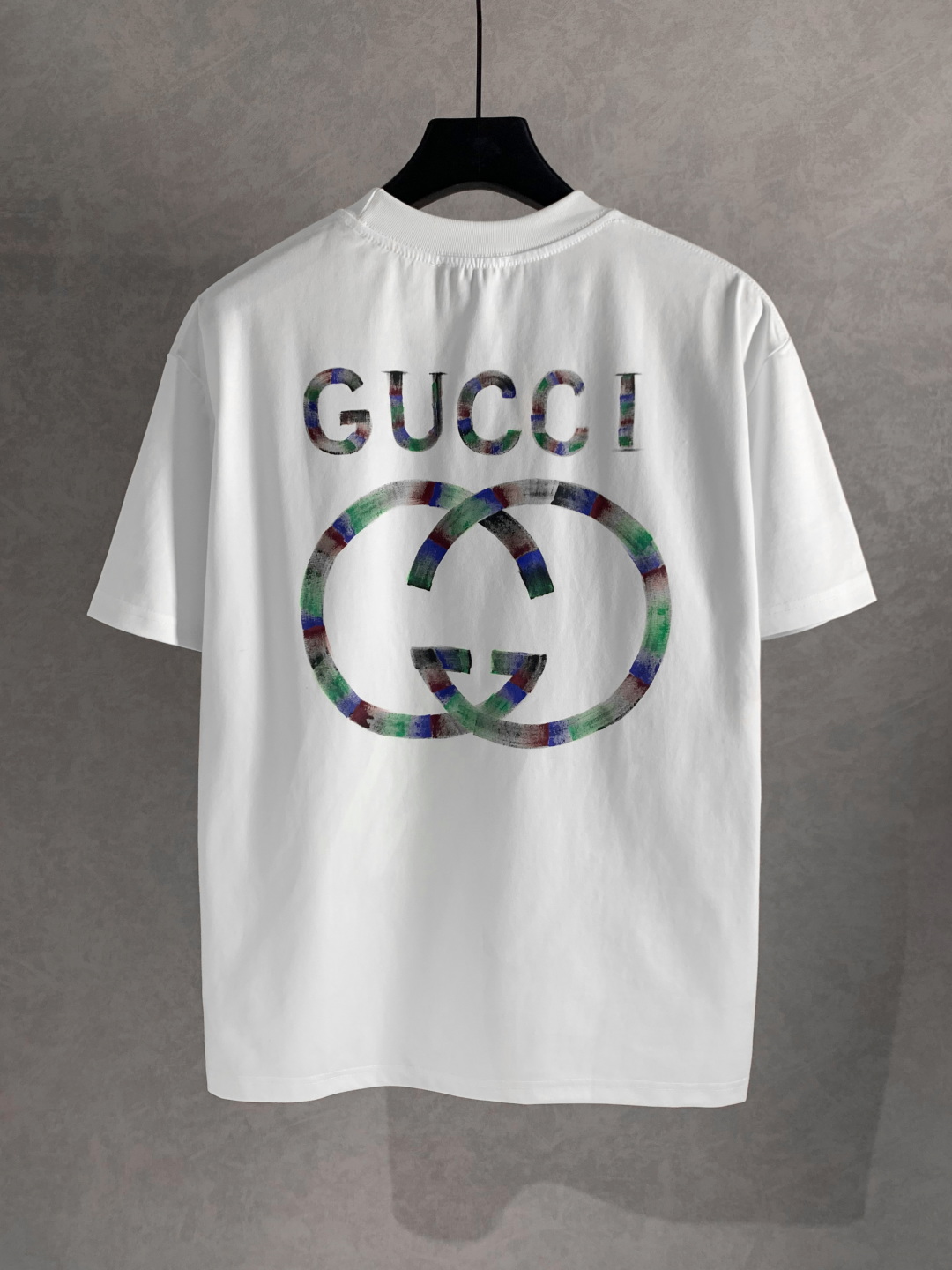gucci t シャツ クマＮ級品 プリント トップス tシャツ シンプル 100％綿 柔らかい ホワイト_1