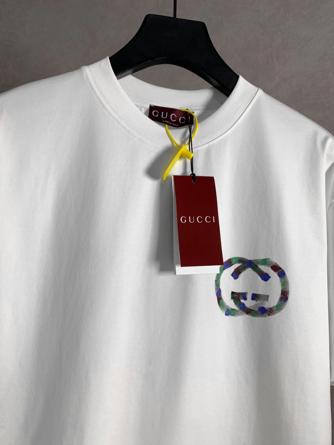 gucci t シャツ クマＮ級品 プリント トップス tシャツ シンプル 100％綿 柔らかい ホワイト_4