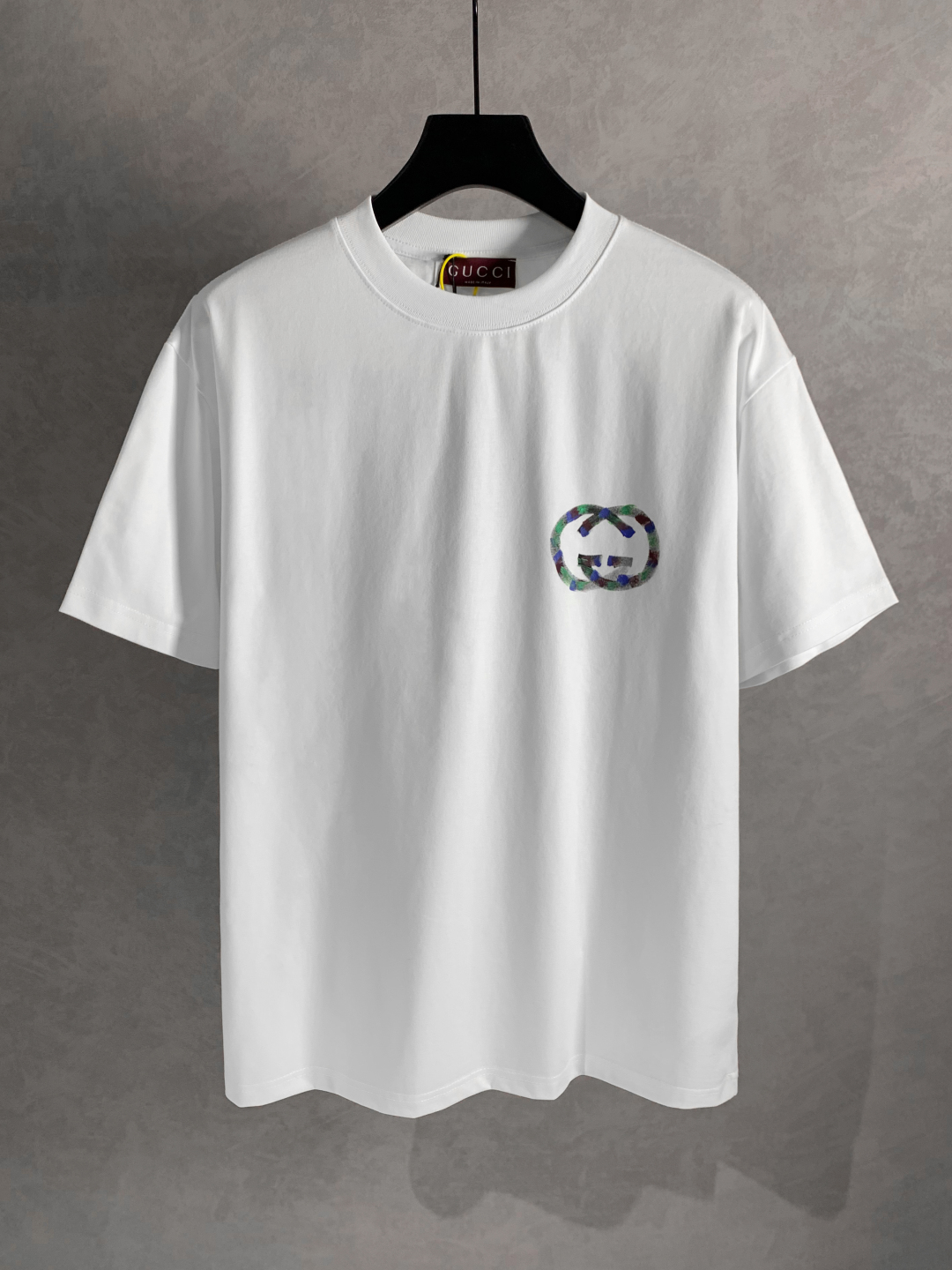 gucci t シャツ クマＮ級品 プリント トップス tシャツ シンプル 100％綿 柔らかい ホワイト_5