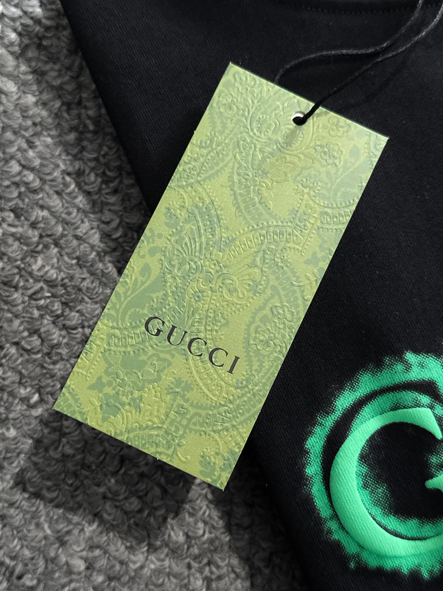 gucci t シャツ ジミン激安通販 プリント トップス tシャツ シンプル 100％綿 柔らかい ブラック_5