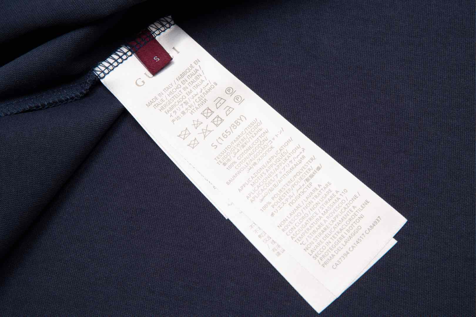 gucci t シャツ テニスコピー プリント トップス tシャツ 男女兼用 100％綿 柔らかい ブラック_7