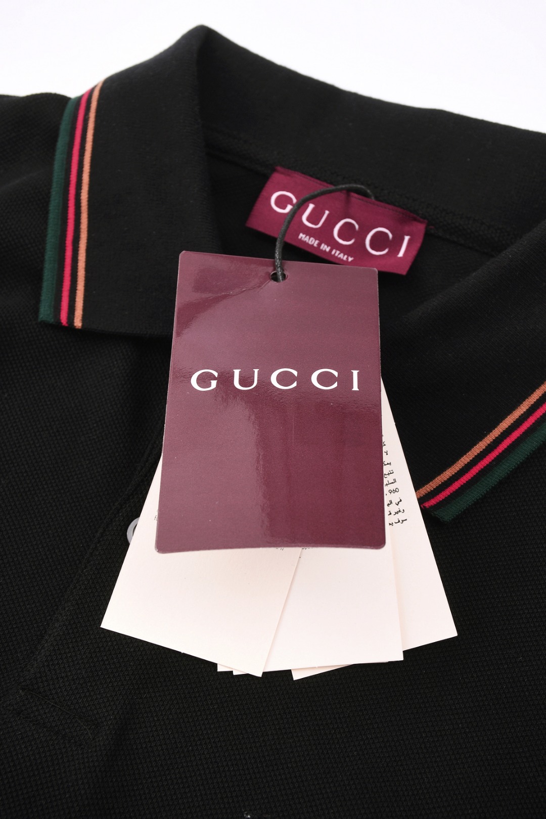 gucciポロスーパーコピー ポロシャツ トップス シンプル カジュアル 柔軟 男女兼用 ブラック_7