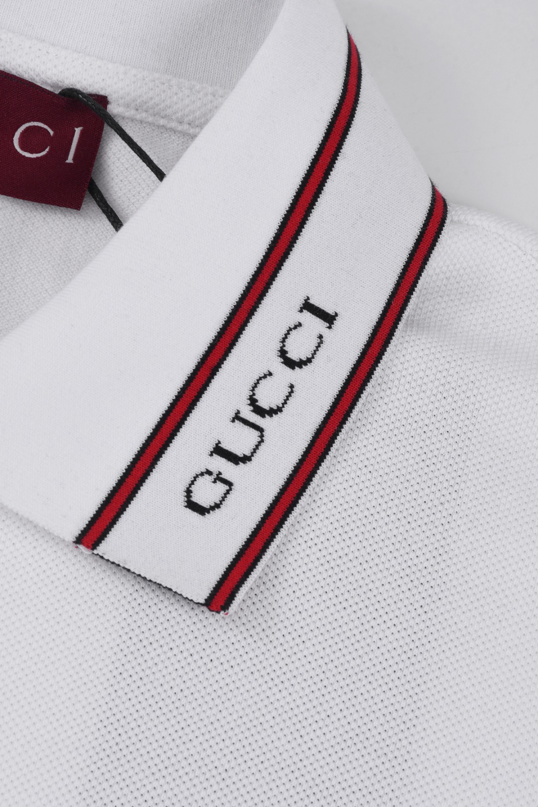 gucci 半袖偽物 ポロシャツ トップス シンプル カジュアル 柔軟 男女兼用 ホワイト_5