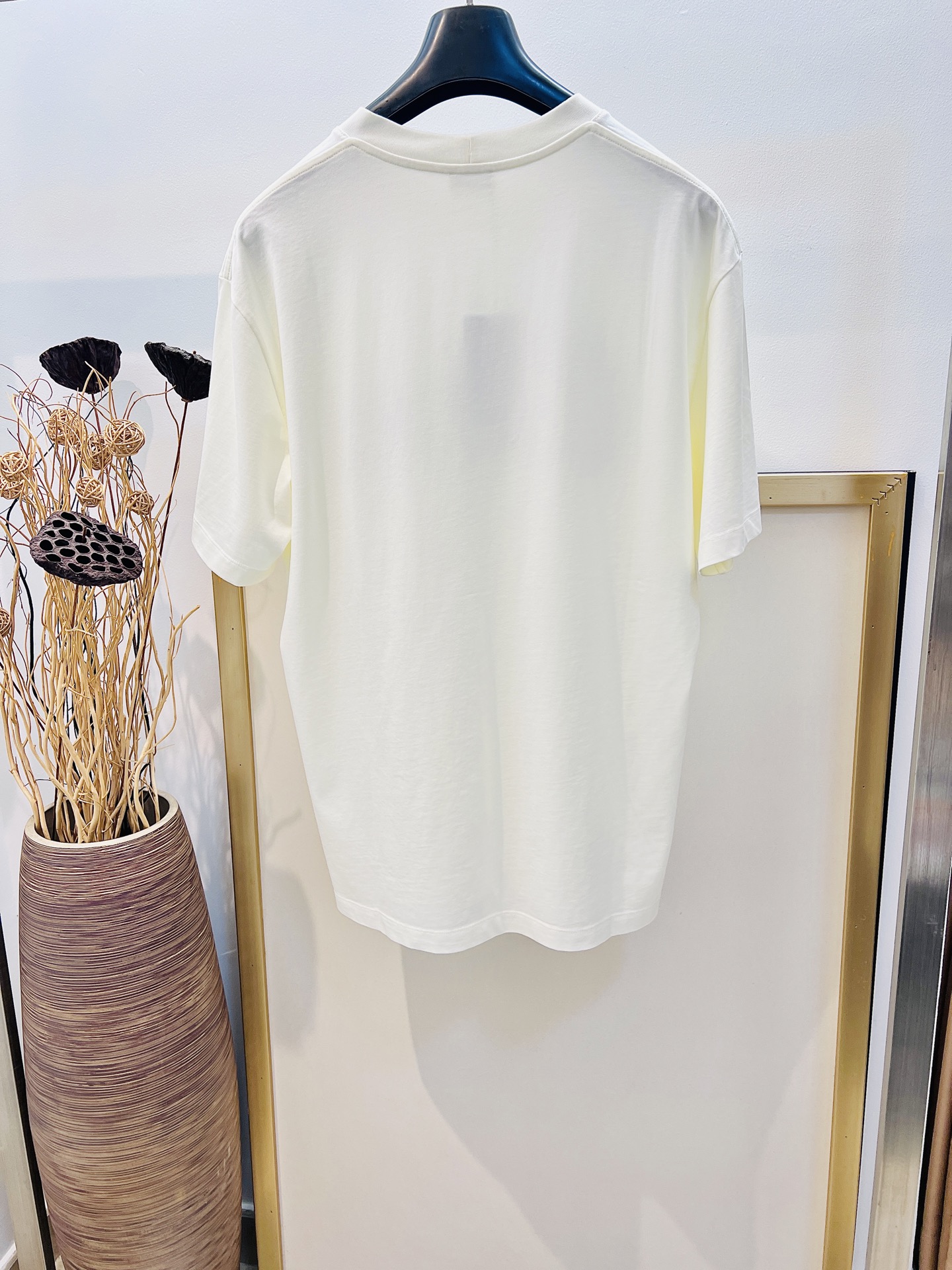 セリーヌtシャツ メンズスーパーコピー トップス 純綿 シンプル 半袖 ゆったり ホワイト_7