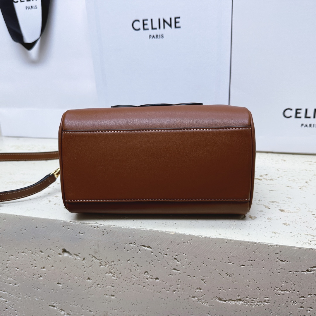 セリーヌバッグ お直しコピー 斜め掛けバッグ ハンドバッグ 柔軟 レザー 本革 113773 ブラウン_3