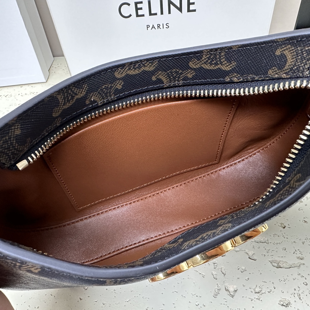 華やかな雰囲気 セリーヌバッグ カバ激安通販 ハンドバッグ レザー 本革 花柄 115703 ブラウン_7