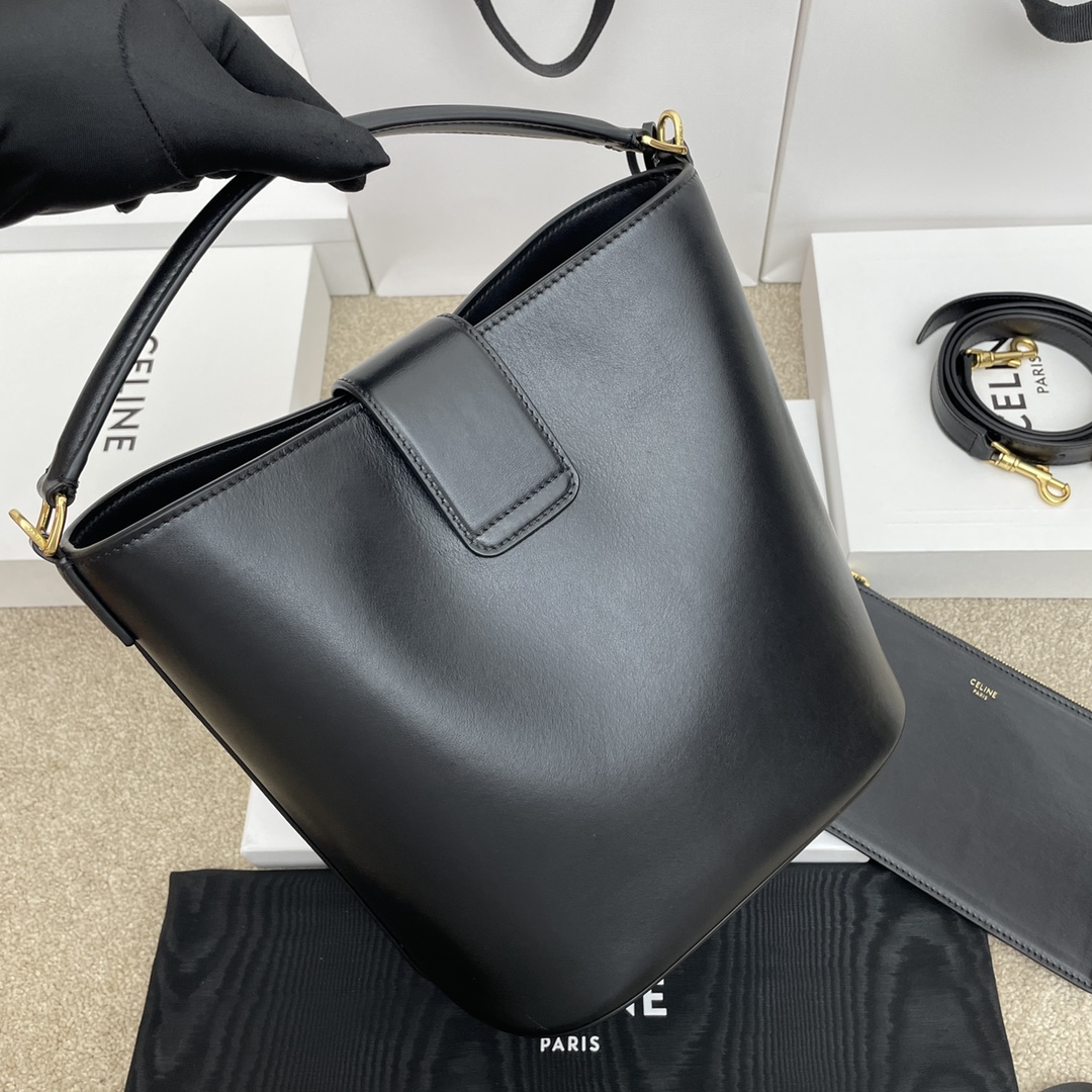 セリーヌバッグ ショルダーＮ級品 ハンドバッグ 大容量 レザー 牛革 116613 ブラック_2