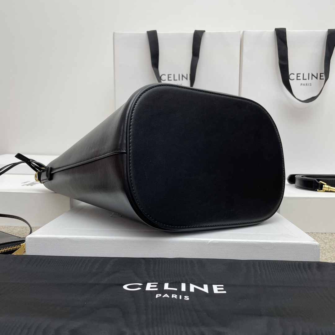 セリーヌバッグ ショルダーＮ級品 ハンドバッグ 大容量 レザー 牛革 116613 ブラック_4