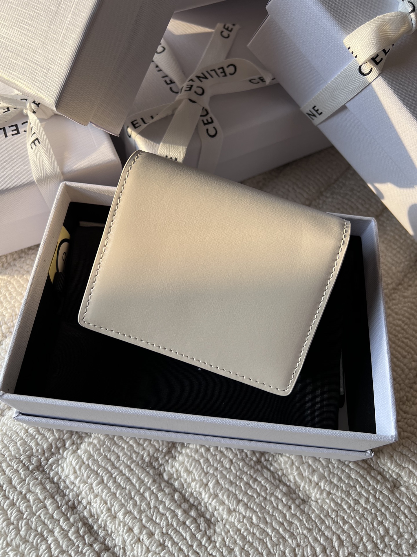celine コイン ケースＮ級品 シンプル 本革 優雅 レザー 小遣い 10M123 ホワイト_3
