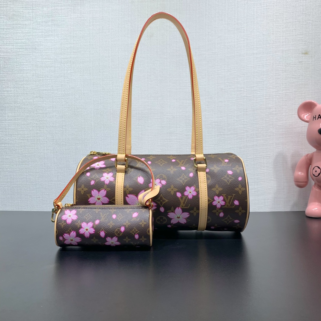 目を引く存在感 ルイヴィトンバッグ クリーニングＮ級品 ハンドバッグ レザー 本革 M13097 ブラウン_2