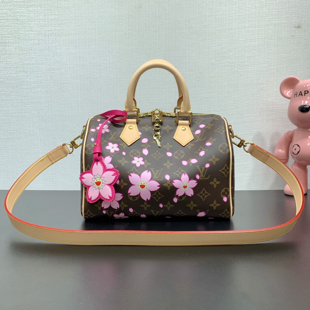 超激得価格 ルイヴィトン バッグ臭い偽物 ハンドバッグ 桜 レザー 本革 M14174 ブラウン_2