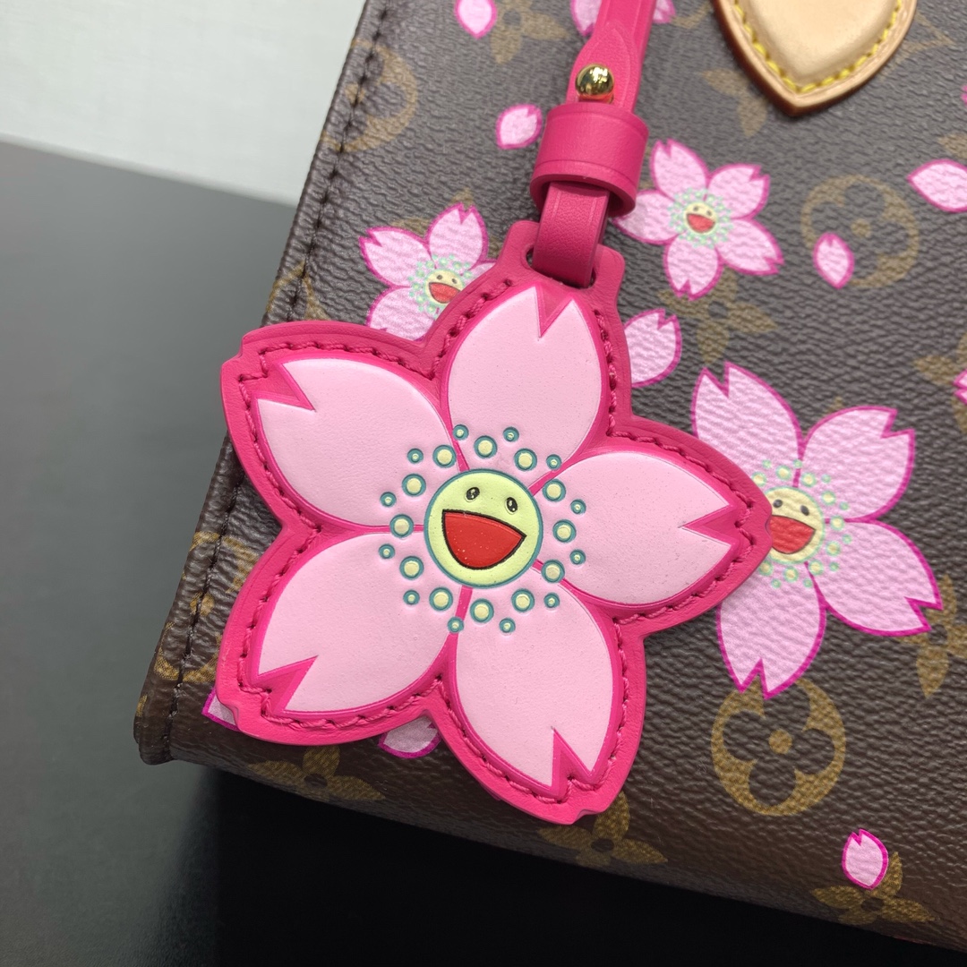 最新の2025年ルイヴィトン 黒カバンコピー ハンドバッグ 桜 レザー 本革 M13269 ブラウン_4