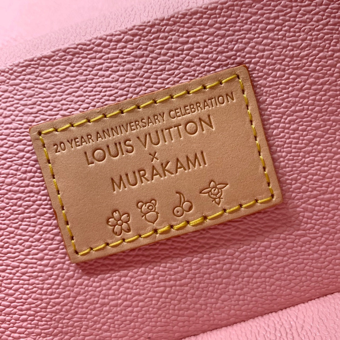 ヴィトン バッグ 結婚式偽物 ミニ化粧バッグ 桜 レザー 本革 M14181 ブラウン_6