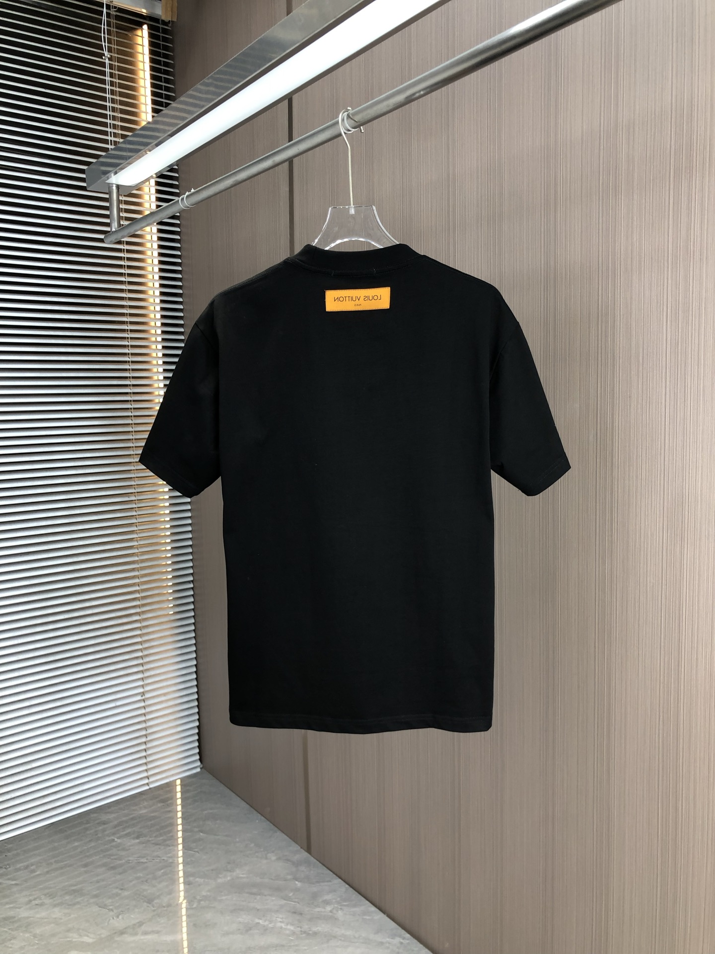 超激得価格 tシャツ ルイヴィトンコピー 柔らかい シンプル 純綿 トップス ゆったり ブラック_8
