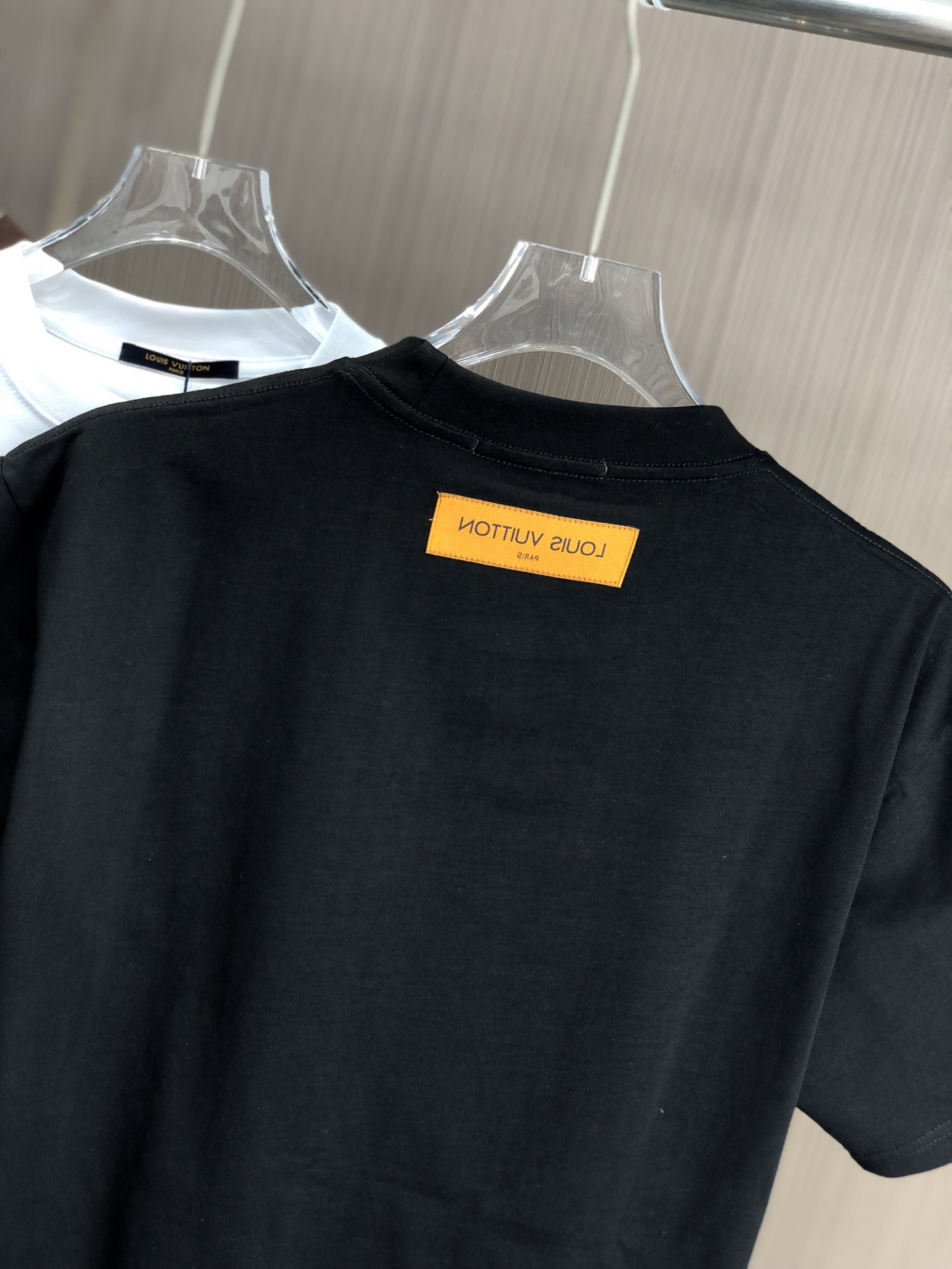 超激得価格 tシャツ ルイヴィトンコピー 柔らかい シンプル 純綿 トップス ゆったり ブラック_9