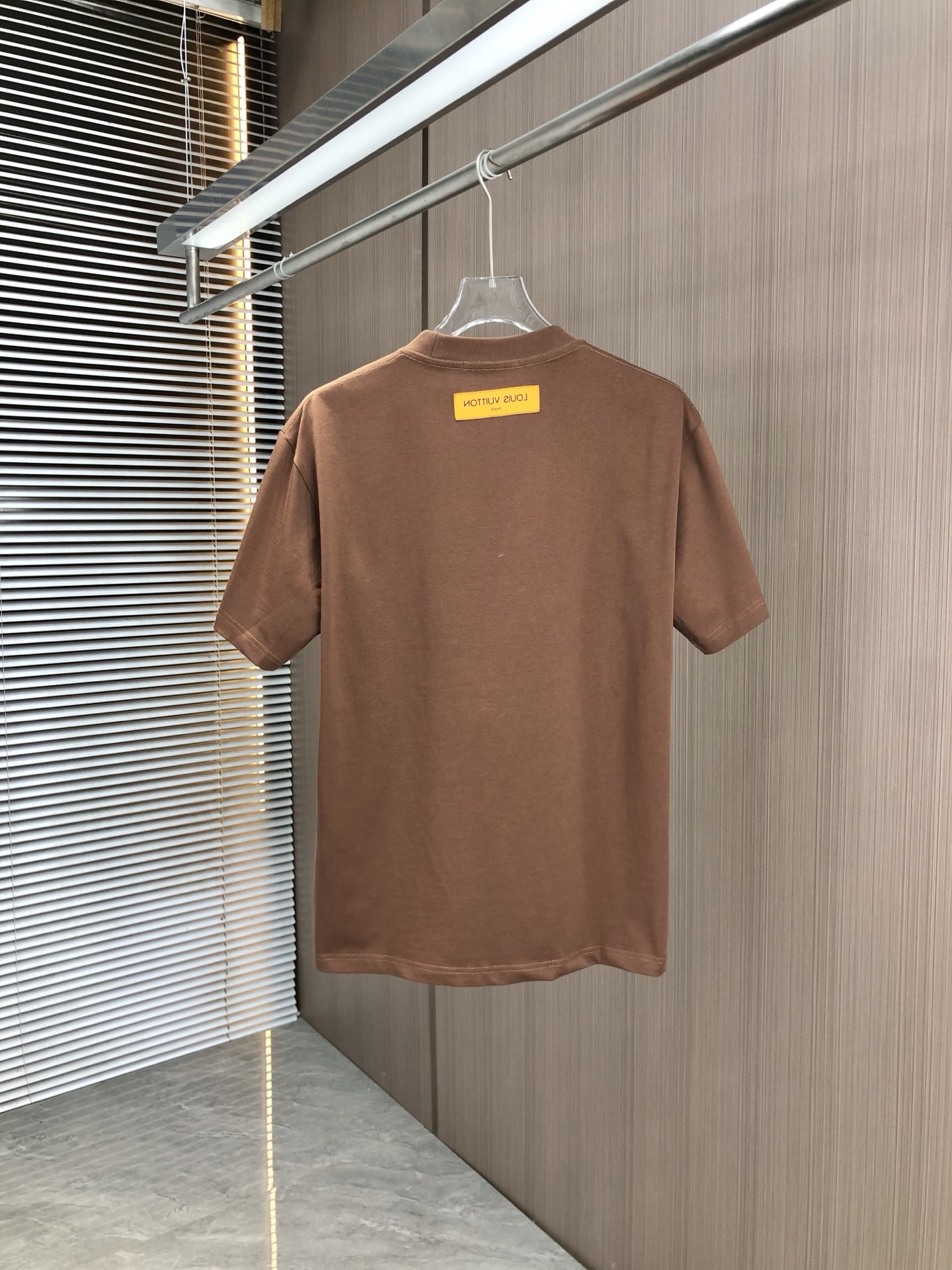 ルイヴィトンtシャツ メンズスーパーコピー 柔らかい 短袖 純綿 トップス ゆったり ブラウン_8