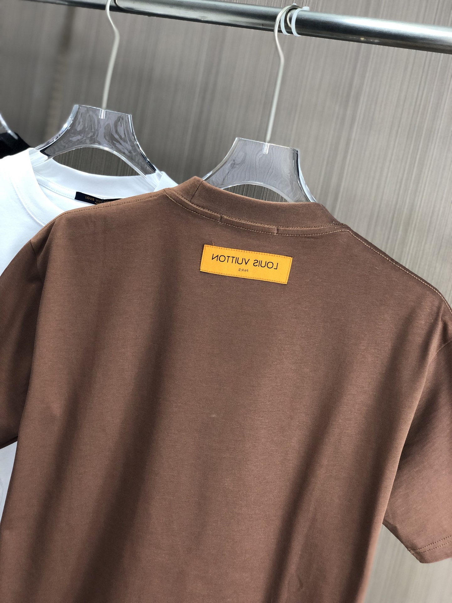 ルイヴィトンtシャツ メンズスーパーコピー 柔らかい 短袖 純綿 トップス ゆったり ブラウン_9