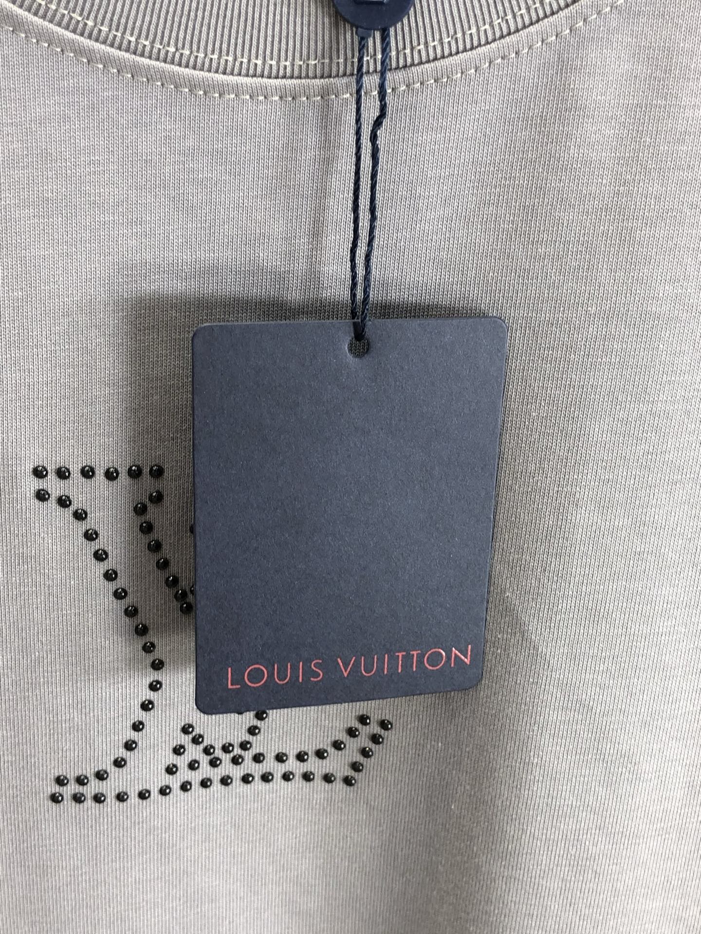 ルイヴィトン tシャツ 値段スーパーコピー 柔らかい 短袖 純綿 トップス 男女兼用 グレー_6