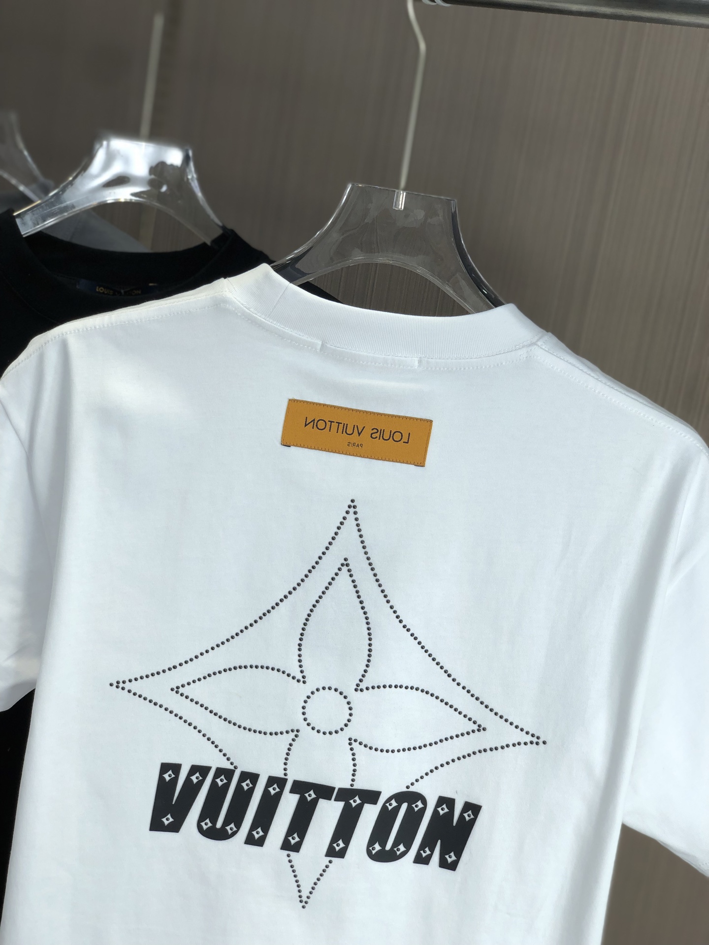 ルイヴィトン ぬいぐるみ tシャツ偽物 柔らかい 短袖 純綿 トップス 男女兼用 ゆったり ホワイト_9