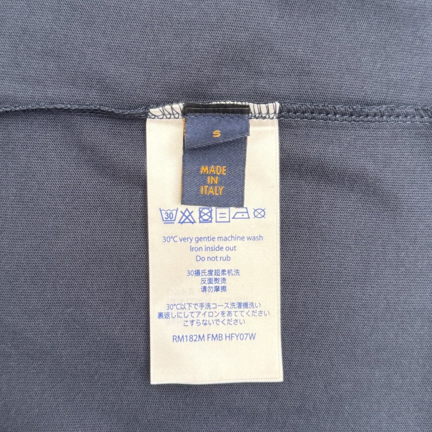 ルイヴィトン ロゴtシャツ偽物 ゆったり 短袖 純綿 トップス ロゴプリント 柔軟 ブルー_8