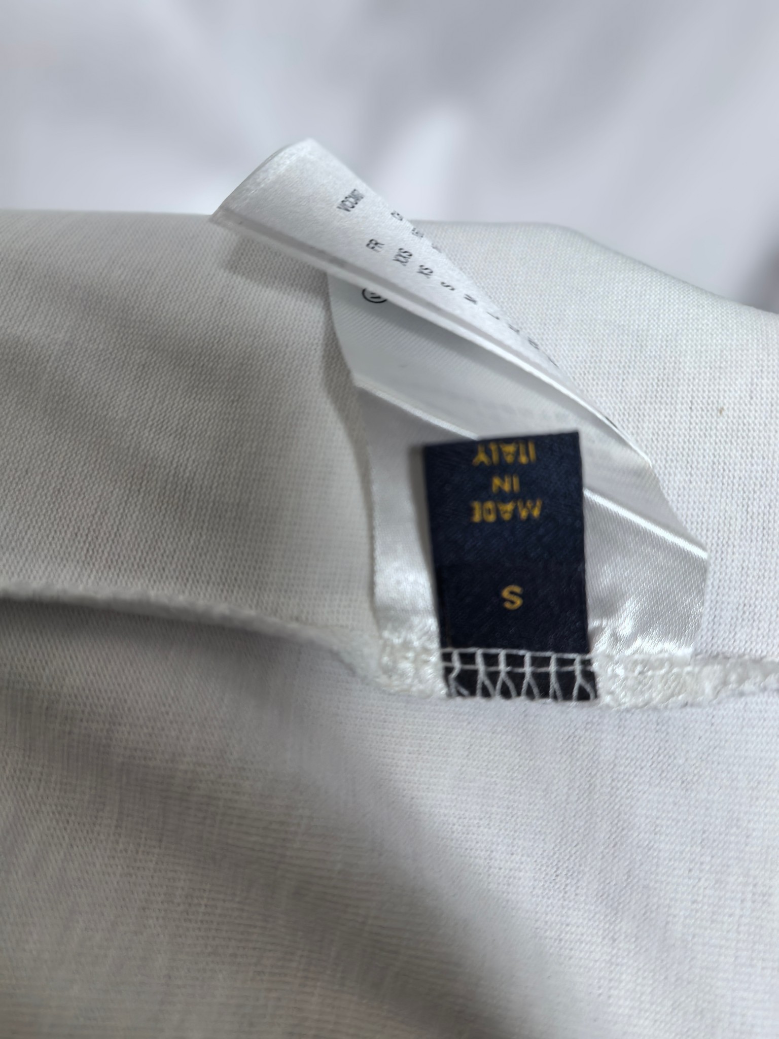 ルイヴィトン tシャツ タグ偽物 シンプル ゆったり 短袖 純綿 トップス ロゴ刺繍 ホワイト_7