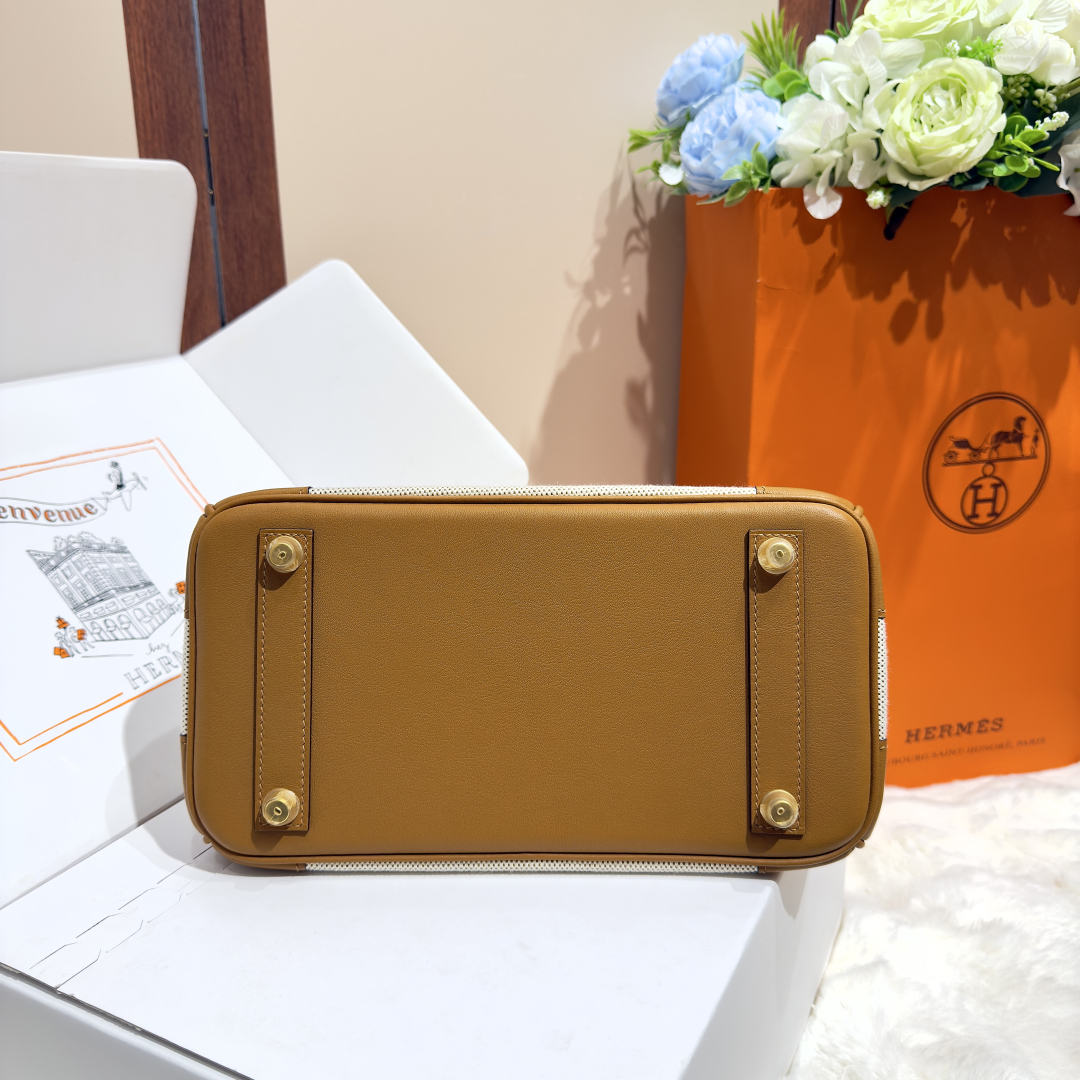 定番人気 エルメスバッグ アルザンコピー ハンドバッグ 本革 レザー 高品質 ブラウン_7