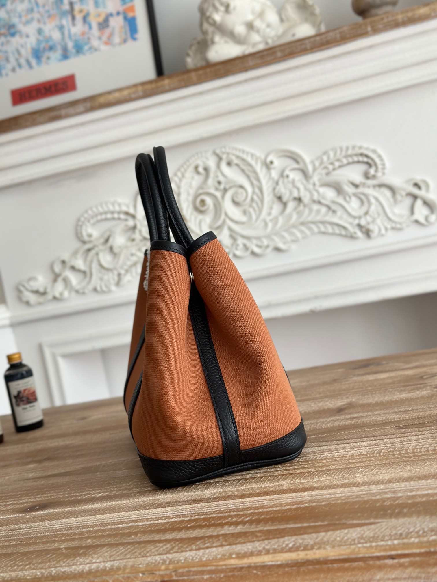 お買い得品 エルメスバッグ 買取スーパーコピー 大容量 レザー 軽量 ママバッグ ハンドバッグ 本革 オレンジ色_2