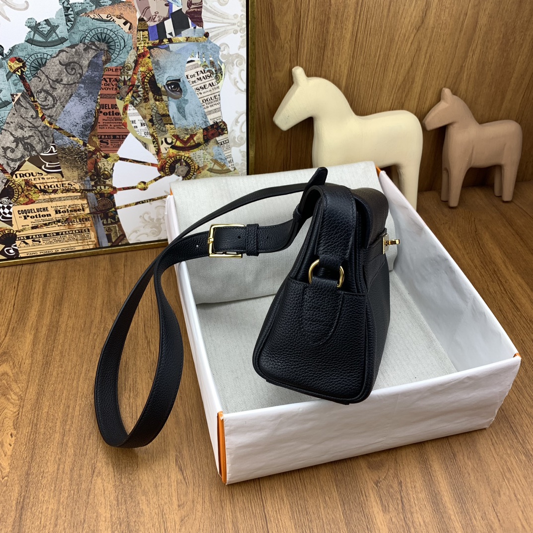 人気 エルメスバッグ 公式スーパーコピー 紳士 ビジネス 通勤 斜め掛けバッグ メンズ ブラック_6