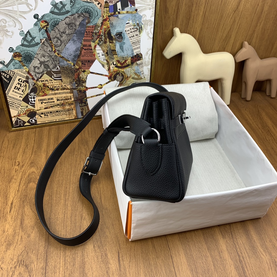 エルメスバッグ 購入方法偽物 メンズ 紳士 ビジネス 通勤 斜め掛けバッグ 男女兼用 ブラック_5