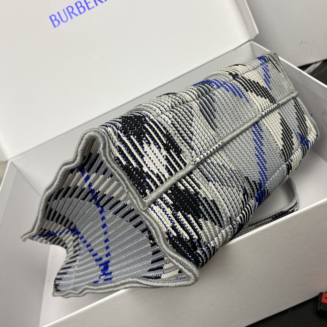 バーバリー トート バッグ レディスーパーコピー ハンドバッグ 牛革 レザー トート グレー_3
