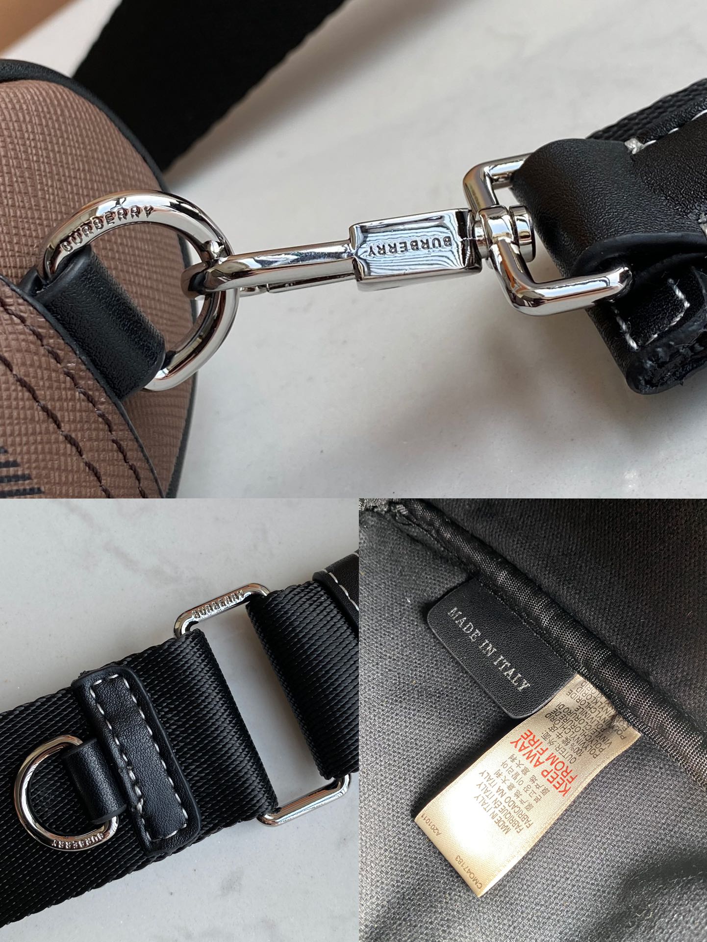 burberry ハンドバッグコピー 斜め掛けバッグ 通勤 シンプル 上質商品 80697871 ブラウン_3