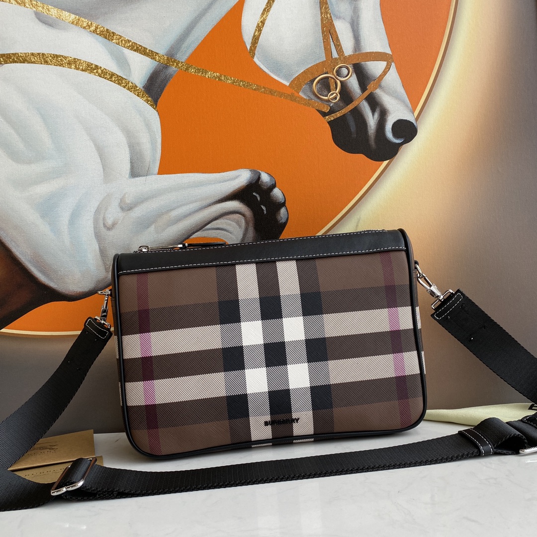 burberry ハンドバッグコピー 斜め掛けバッグ 通勤 シンプル 上質商品 80697871 ブラウン_4