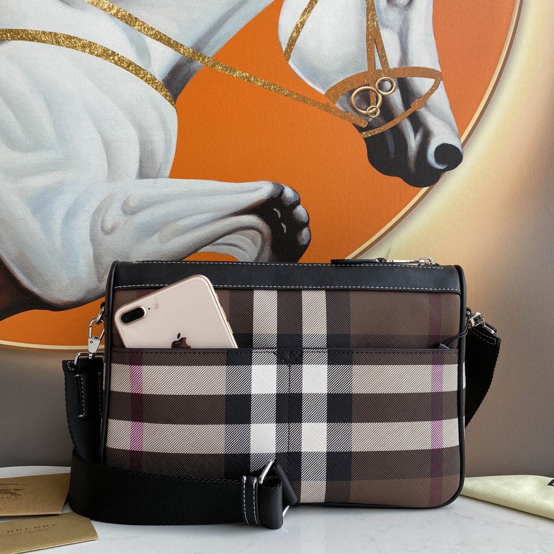 burberry ハンドバッグコピー 斜め掛けバッグ 通勤 シンプル 上質商品 80697871 ブラウン_5