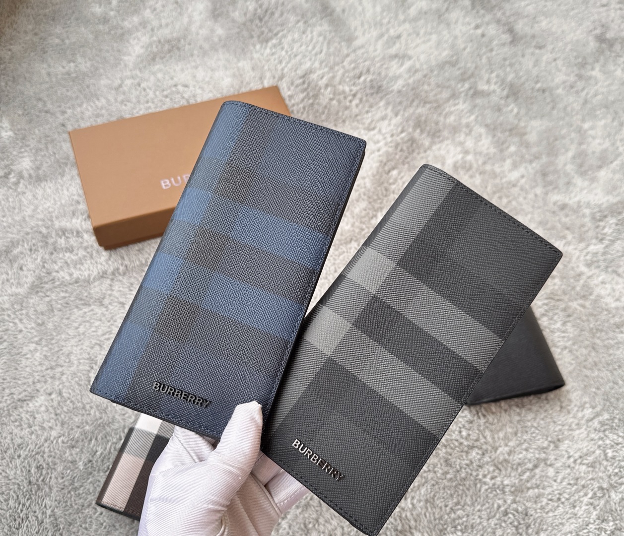 バーバリー ミニ 財布偽物 紳士 レザー 高品質 長財布 ファッション感 牛革 多色可選_7