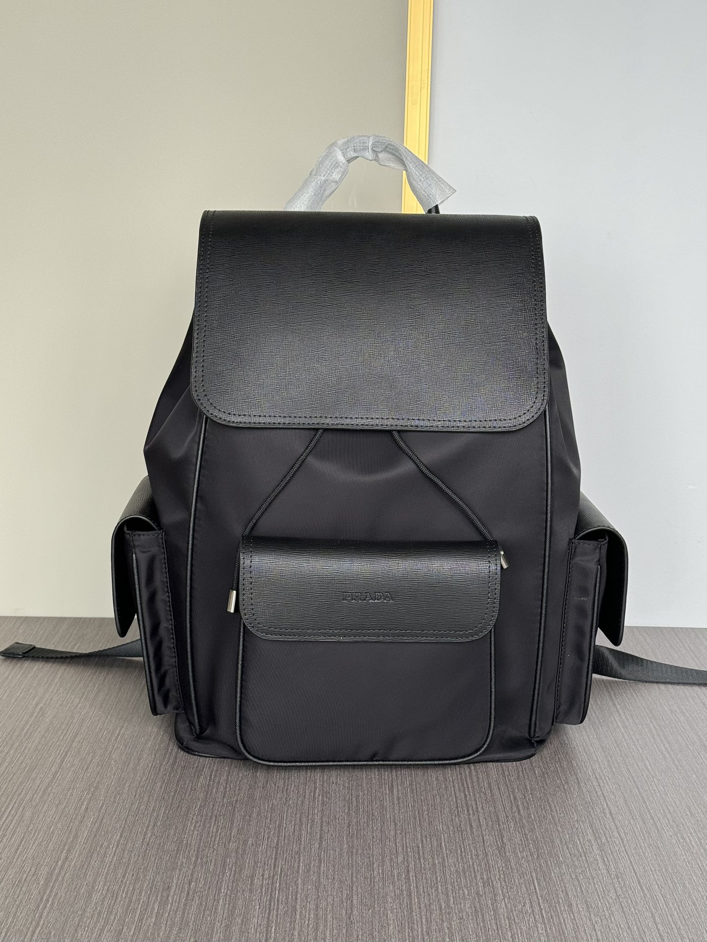 プラダ スリングバッグスーパーコピー 大容量 バックバッグ 牛革 レザー 8457-6 ブラック_2