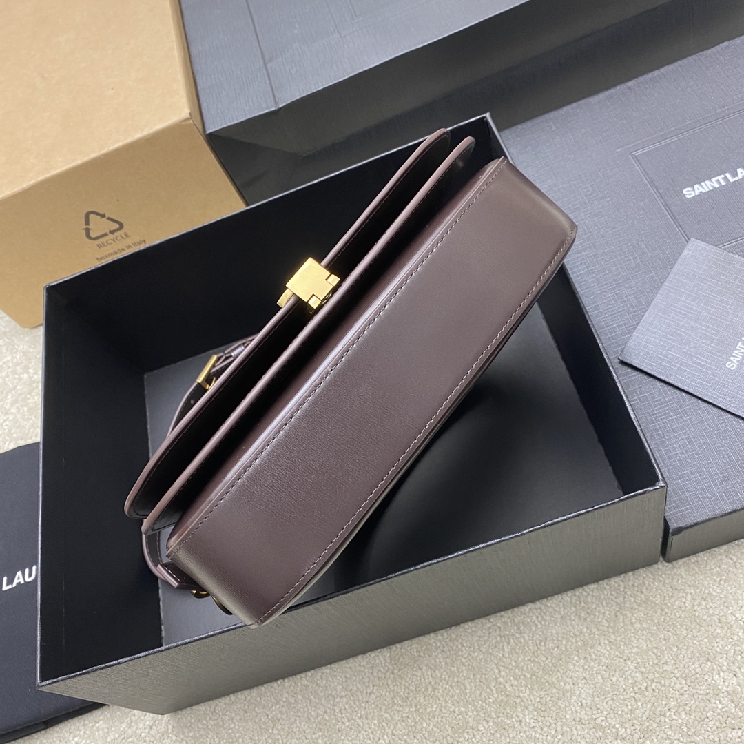 超激得の新品 イブ サン ローラン ミニ バッグスーパーコピー 優雅 斜め掛けバッグ 787671 ブラウン_4