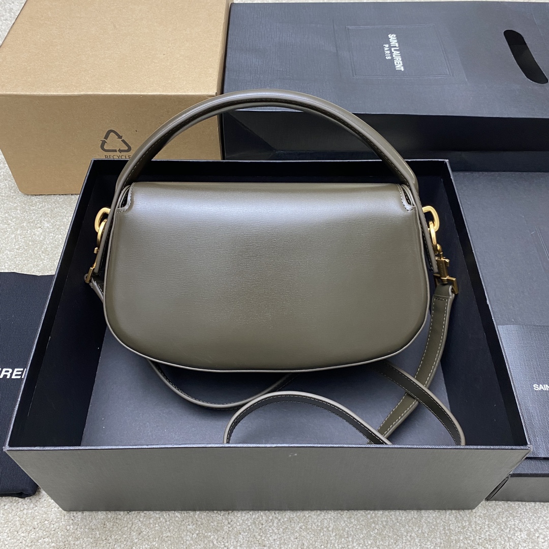 超激得の新品 サン ローラン トート バッグ 人気偽物 優雅 斜め掛けバッグ 787671 グレー_3