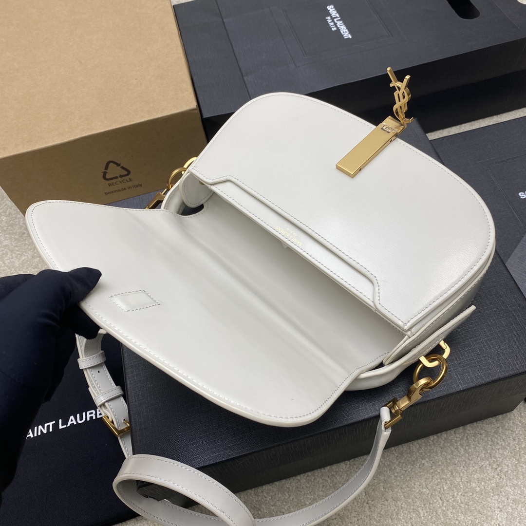 超激得の新品 サン ローラン トート バッグ レディースＮ級品 優雅 斜め掛けバッグ 787671 ホワイト_5