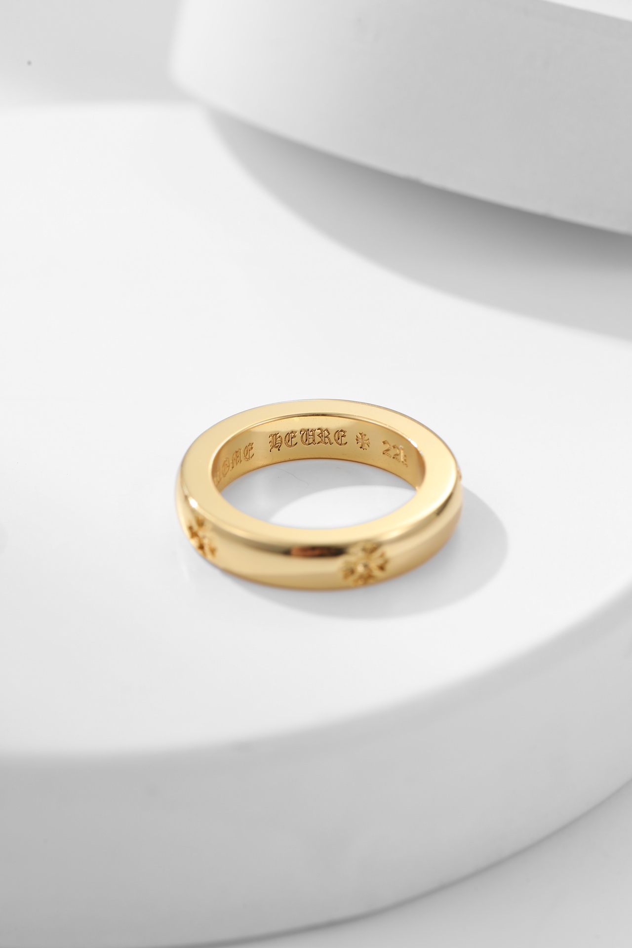 魅力的なクロムハーツ指輪買取偽物 リング 優雅 22ｋゴールド 結婚 シンプル_6