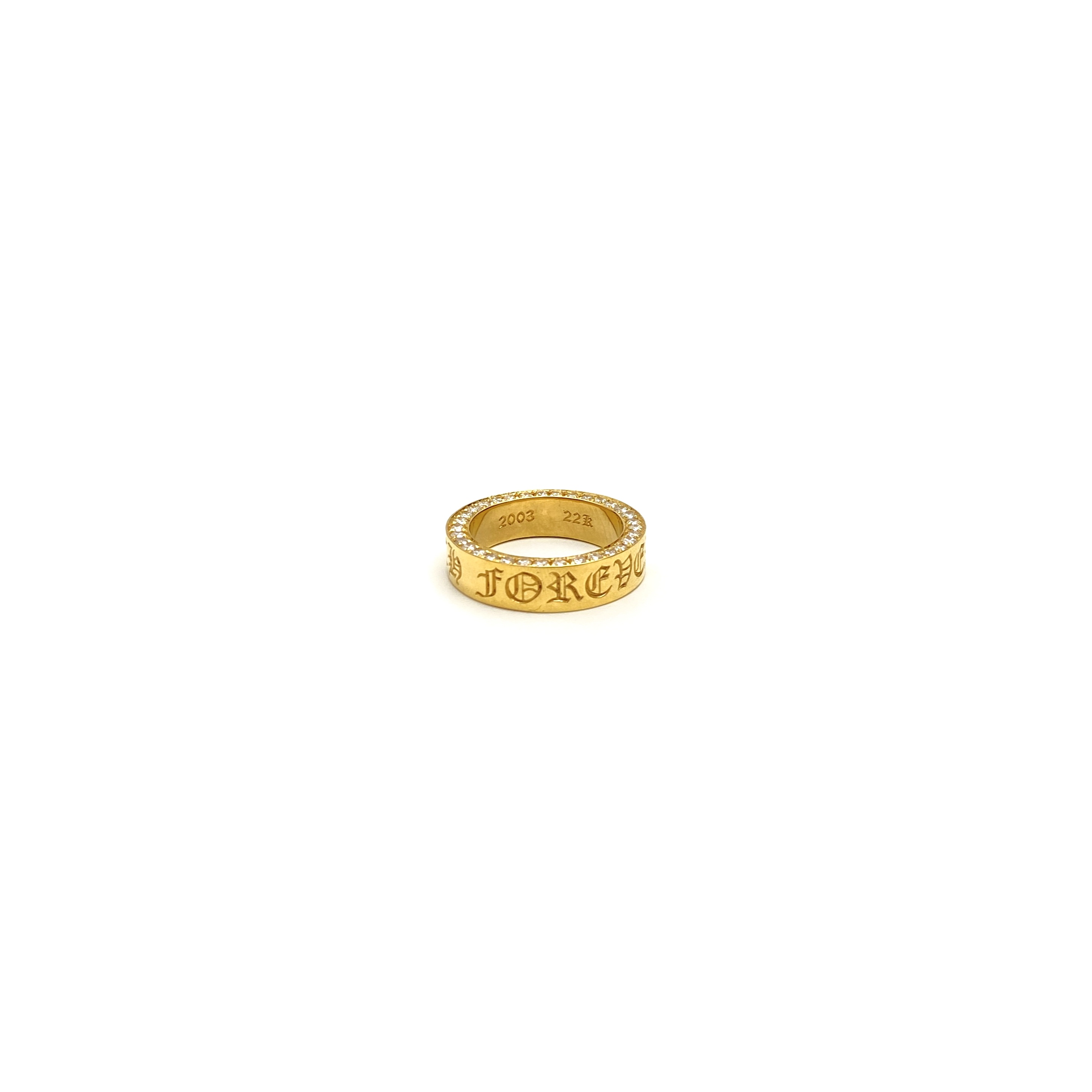 超激得価格 クロムハーツ指輪サイズ直し激安通販 リング 優雅 22ｋゴールド 結婚 シンプル_5