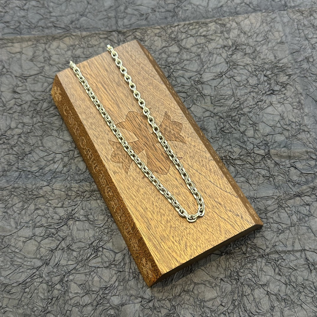 お得品‼クロムハーツネックレスメルカリスーパーコピー高級感 シンプル 金属 シルバー_5