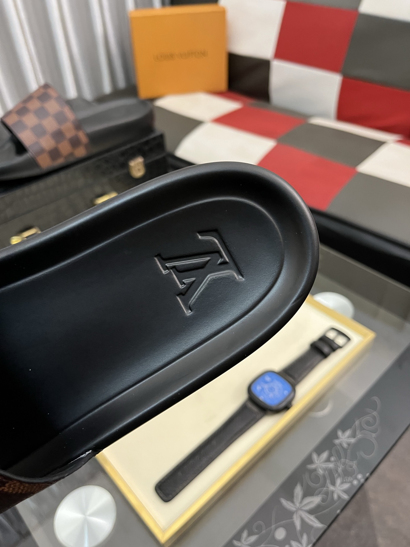 爆買いできる品質保証 ルイヴィトン ヒールサンダル偽物 スリッパ 柔軟 夏のシューズ  ブラウン_7